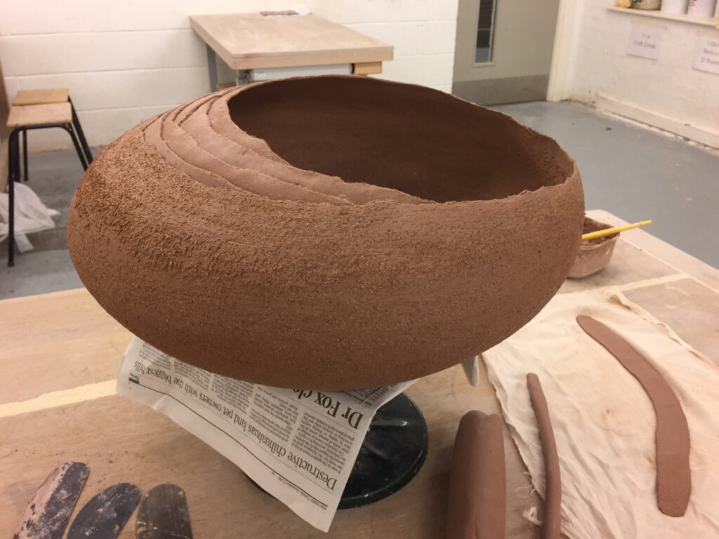 Weeklong hand building course